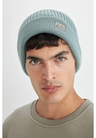 DeFacto Erkek Etiket Baskılı Bere C7150AX24WNTR444