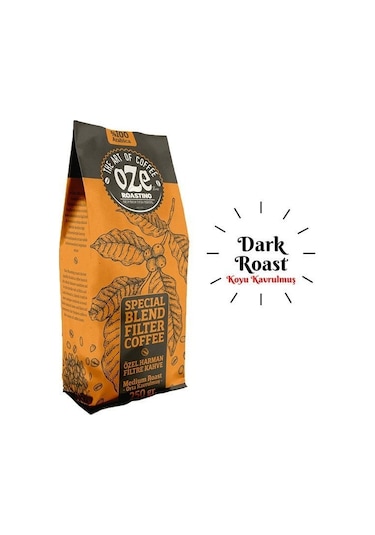Oze Special Blend Dark Roast Filtre Kahve 250G Çekirdek