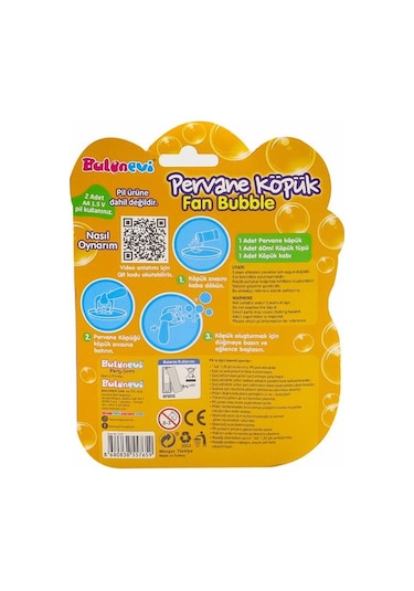 Pervaneli Köpük Tabancası Pembe