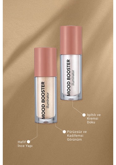 Flormar Likit Aydınlatıcı - Mood Booster Liquid Illuminator - 003 Bronze Glow - 8682536043694