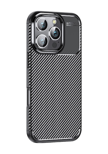 Apple iPhone 16 Pro Max Uyumlu Zore Negro Silikon Kapak-siyah