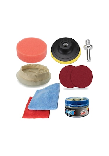 Araç Kaporta Boya Polisaj Seti Cizik Giderme Autokit Pasta Cila