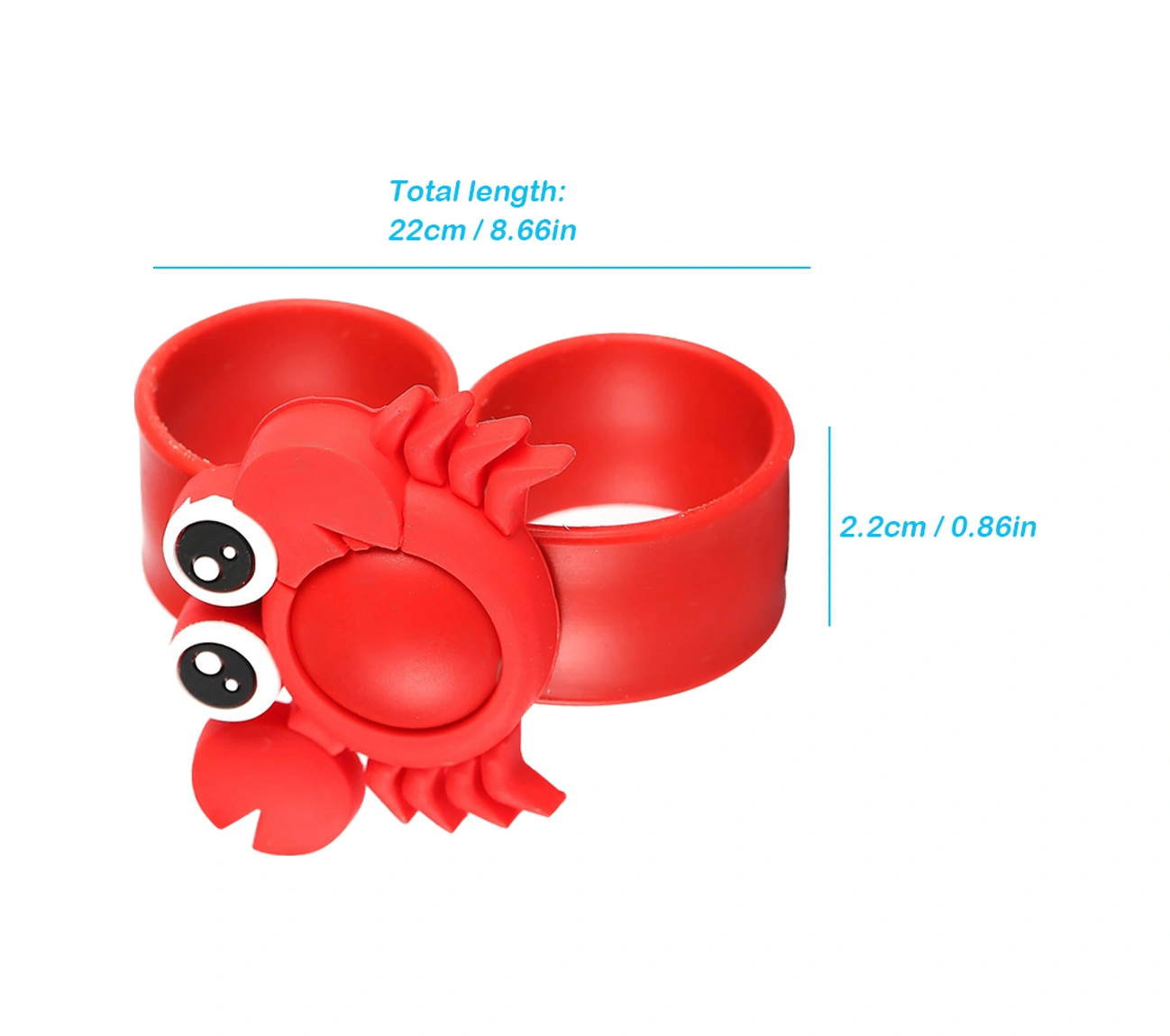 Lemestar Çocuklar İçin Doğal Bitki Yağıyla Kovucu, Silikon Karyolı Parmak Çubuğu - Turuncu