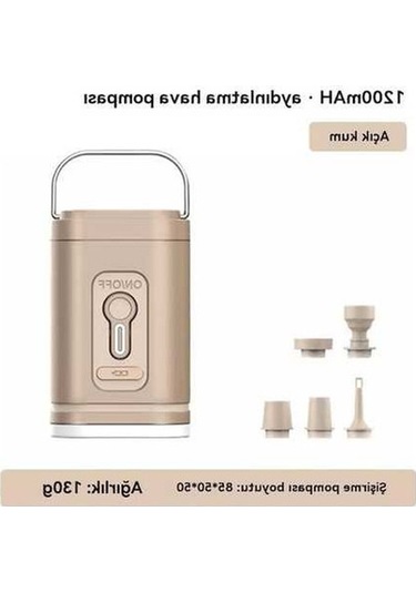 Supermarket1 Kamp İçin Kullanışlı Şişirme Pompası - Yüksek Güçlü Ve Kompakt