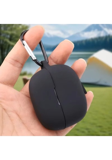 Redmi Buds 6 Pro Uyumlu Soft Silikon Kılıf+kanca Siyah Belirtilmemiş Belirtilmemiş Xiaomi Uyumlu Cn Diğer