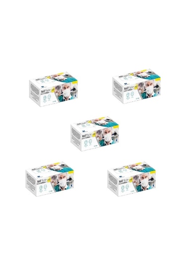 Cerrahi Maske 3 Katlı Telli Eko 5 Paket 250 Adet