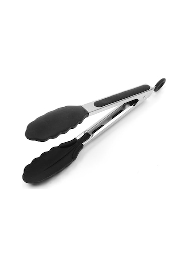 Ew'S Pratik Metal Saplı Silikon   Maşa