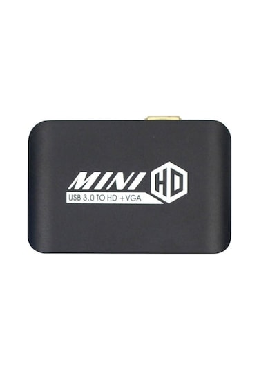 Usb 3.0'dan Hd/vga Çift Çıkışlı Video Dönüştürücü - 1080p, Taşınabilir Ve Hızlı Bağlantı