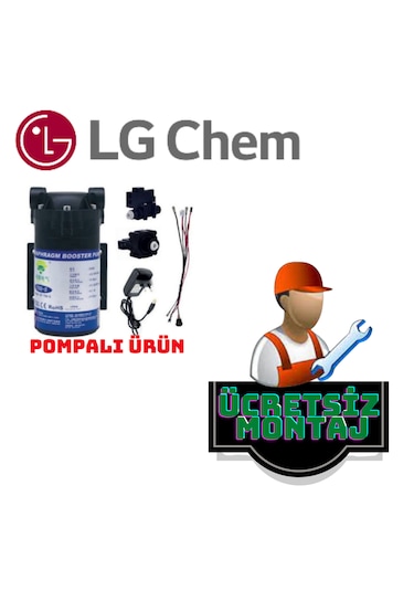 Lg Chem Gold Beyaz Pompalı Montaj Dahil 12 Lt 14 Aşama Su Arıtma