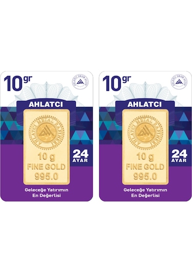 Ahlatcı Kuyumculuk 24 Ayar 20 Gram Külçe Altın