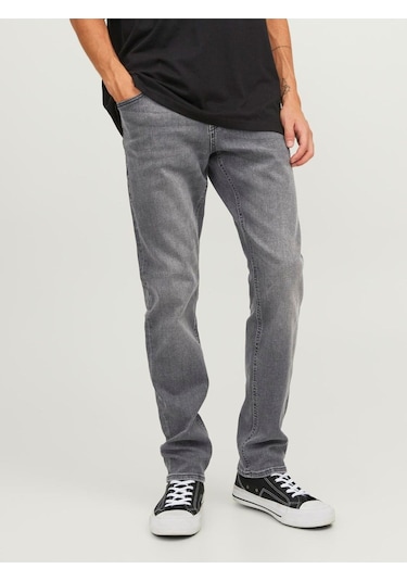 Jack & Jones Erkek Jean-12243599 Siyah
