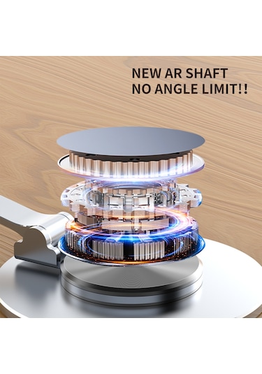 Cbtx 019 Telefon Tablet Montaj Standı 4,7 - 12 İnç Cihaz İçin 360 Derece Döndürme Masaüstü Tutucu - Gümüş