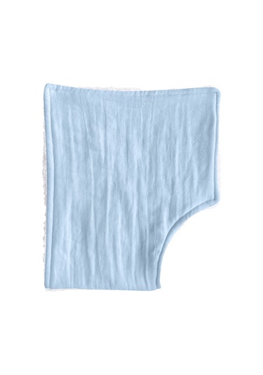 Müslin-havlu 2'li Çift Yönlü Omuz Bezi Gaz Çıkarma Bezi M-beyaz Beyaz - Mavi