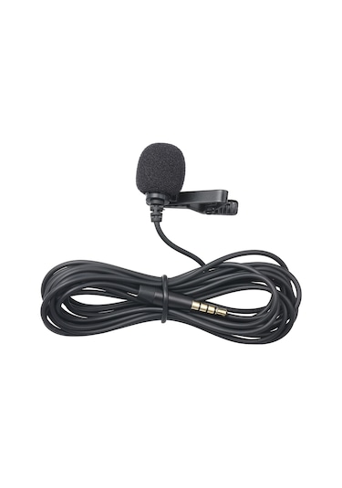 Springsun Mikrofon 3.5mm Kayıt Mikrofonu Yaka Klipsli Mikrofon Ios Uyumlu Android/windows Cep Telefonları İçin