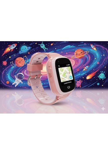 Kn8100p Akıllı Çocuk Saati 4g Sim Kart Destekli Görüntülü Görüşme Özelliği Var
