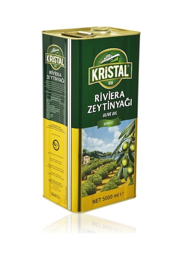 Kristal Riviera Zeytinyağı Teneke  5 L