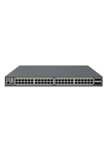 Ecs1552fp Poe+ Switch 48 X 10/100/1000 Port, 4 X Sfp+ 10gig Port, L2+ 48-port Poe+, 740w-126585