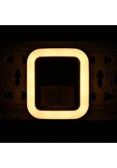 Kosona Akıllı Hareket Sensörlü Led Gece Lambası - Parlaklık Ve Süre Ayarlanabilir, 150 Algılama Açıısı, Ac110-240v, Küçük Avrupa Standardı Eu Plug