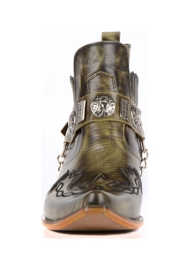 Footcourt Oliv Erkek Kovboy Bot (Western) Yeşil