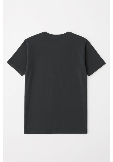 Markapia Woman Kadın %100 Pamuk Basic T-shirt Antrasit