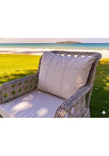 Liv Aksesuar Premium Rattan Bahçe Ve Balkon Koltuğu
