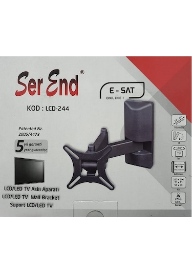 Ser End Lcd 244 27” Hareketli Askı Aparatı