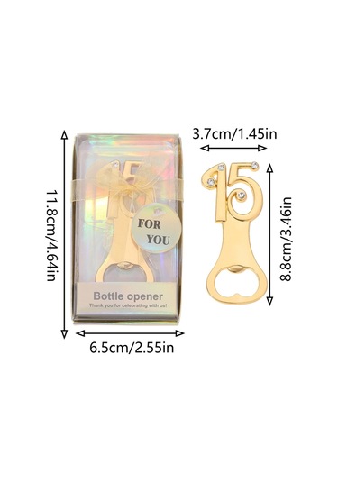Dijital Şekil Düğün Partisi Manuel Şişe Açıcı Bira İçecekler Sürücü, Boyut:18 Diğer