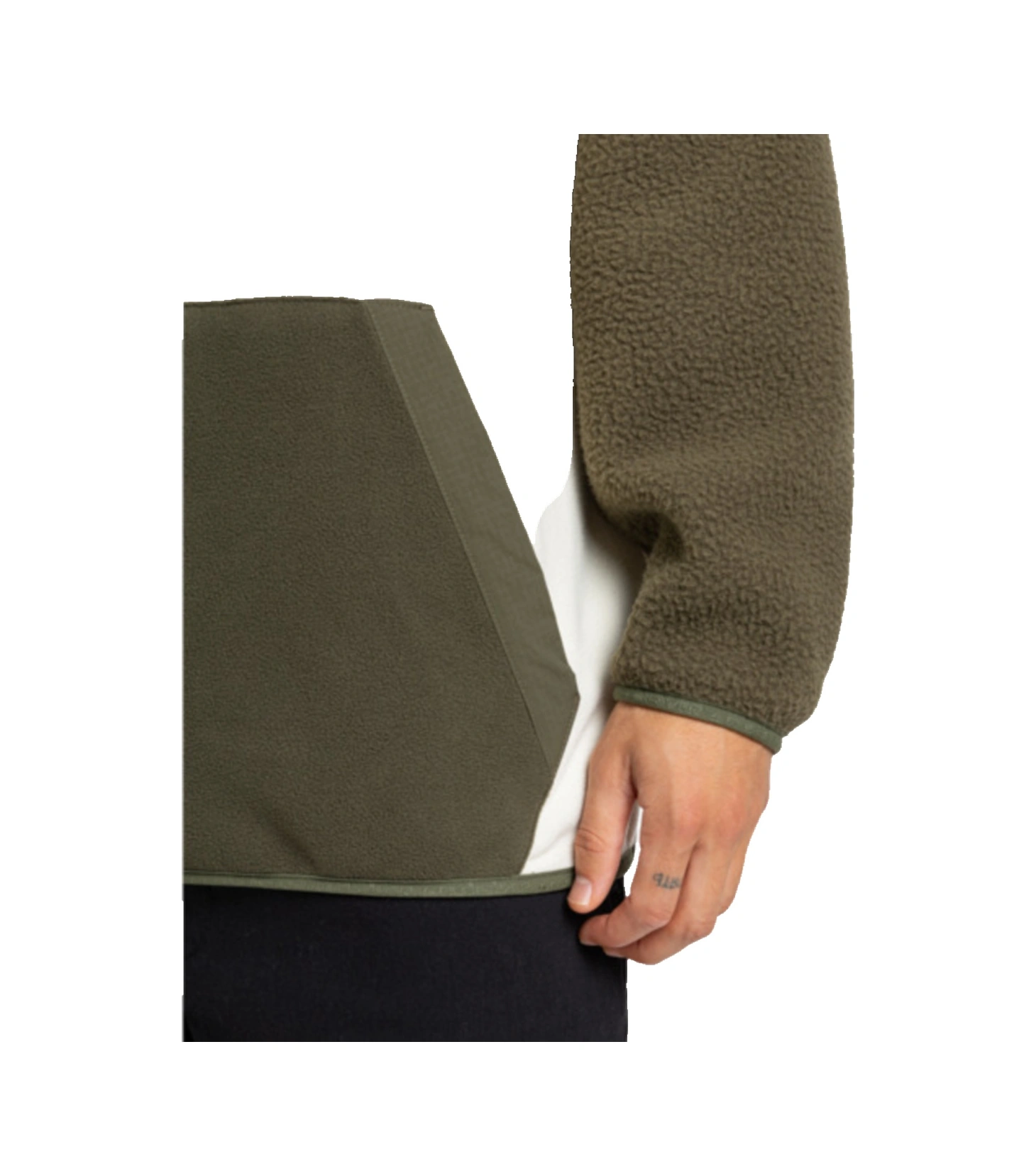 Quıksılver Quiksilver Ocean View Mix Up Hoody Erkek Yeşil Polar 6490 Yeşil