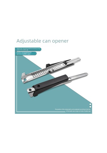 Qingmipy Çok Amaçlı Ayarlandırabilir Kavanoz Açıcı - Cam Kavanoz, Geniş Ağızlı Bira Ve İçecek Kapağı Açma Aleti Beyaz Diğer