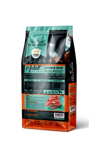 Dog Chefs Kuzu Etli ve Pirinçli Yetişkin Köpek Maması 15 KG