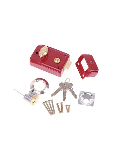 Hırsızlığa Karşı Ev Güçlü Evrensel Ağır Hizmet Kapı Kilidi Kilidi Kapalı Gömme Kilit