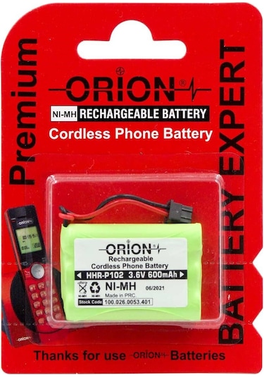 Orion HHR-P102 3.6V 600 mAh Telsiz Telefon Pili