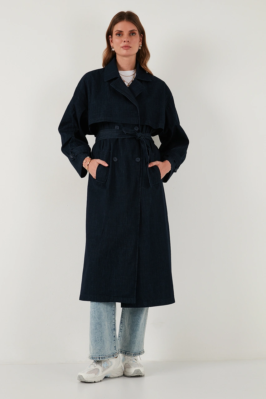 Lela Bayan Trençkot 6830094 Lacivert Lacivert