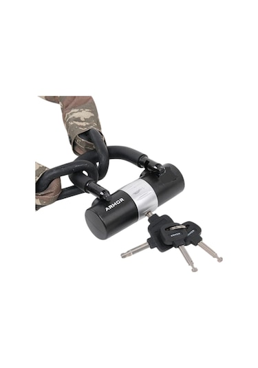 Armor 710 Mv Military Series Çelik Zincir 10mmx180cm.+ U Bar