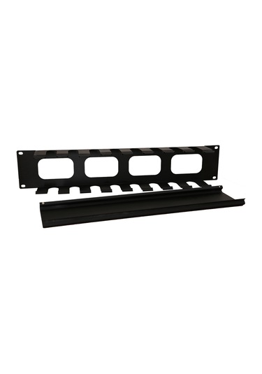 Kastap 1U 19'' Kızaklı Kapakli Kablo Düzenleme Paneli