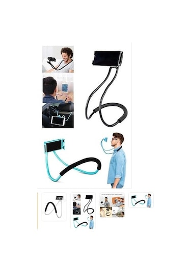 Buffer Boyuna Asılan Ergonomik 360 Derece Cep Telefonu Tutucu