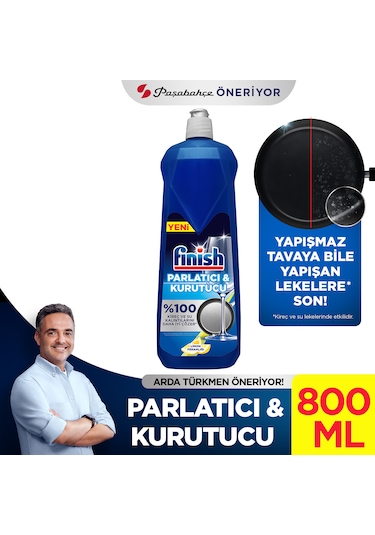 Finish Bulaşık Makinesi Parlatıcı Limon Ferahlığı 800 ML