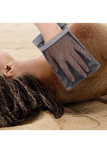 Dolıty Kum Temizleme Torbası Kamp Temelleri Tatil Gri Gri