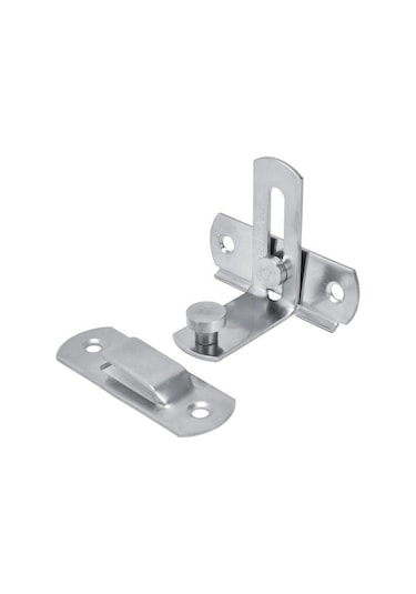 Köseoğlu Fransız Kilidi Bahçe Kapısı Mandalı Boyasız 90 Derece 2 Adet