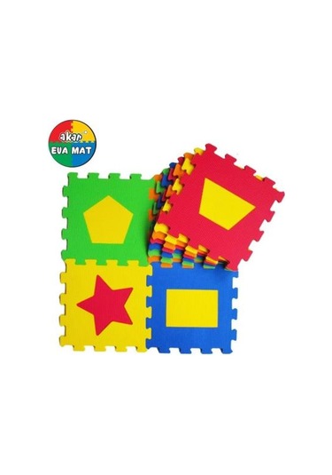 Akar Yeni eco eva-955 Oyun Matı Geometrik Şekiller 7MM 33x33 9lu