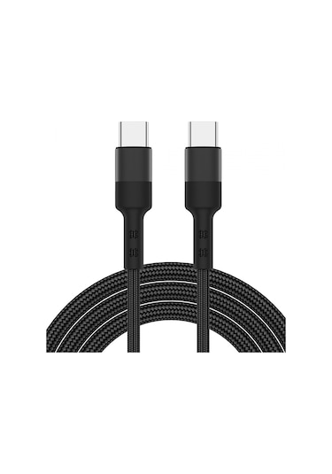 Suntek USB C Veri Kablosu 3.8 MM 100 CM Siyah
