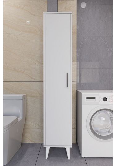Tandem Çok Amaçlı Dolap Banyo Dolabı Beyaz Beyaz