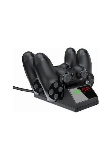 Geeroyoo Ps4 Kontrol Şarj İstasyonu: Hızlı Kablosuz Şarj, Mikro Usb Bağlantı, Led Göstergeli, Güvenli Ve Kaymaz Tasarım