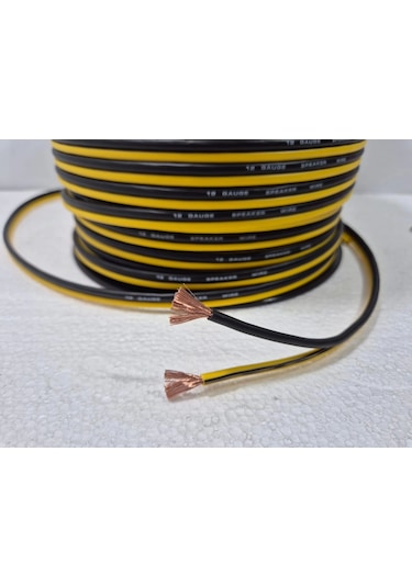 12ga Bass Ve Hoparlör Kablosu Kaliteli Amfi Bass Kablosu 12ga 5 Metre