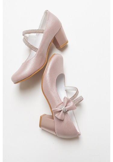 Mnpc Kız Çocuk Pudra Topuklu Abiye Ayakkabı 24y4a9840173 Pudra