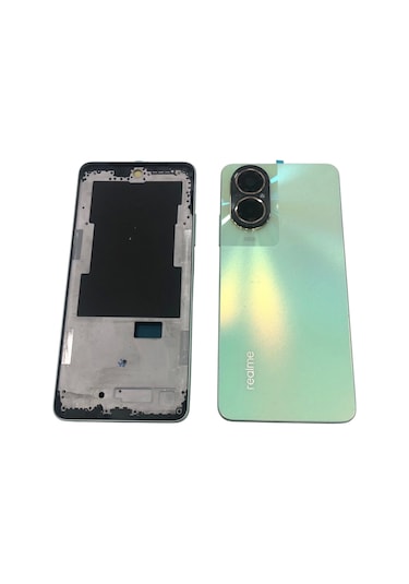 Realme 12 Lite Rmx3890 Kasa Arka Kapak Pil Kapağı Yeşil