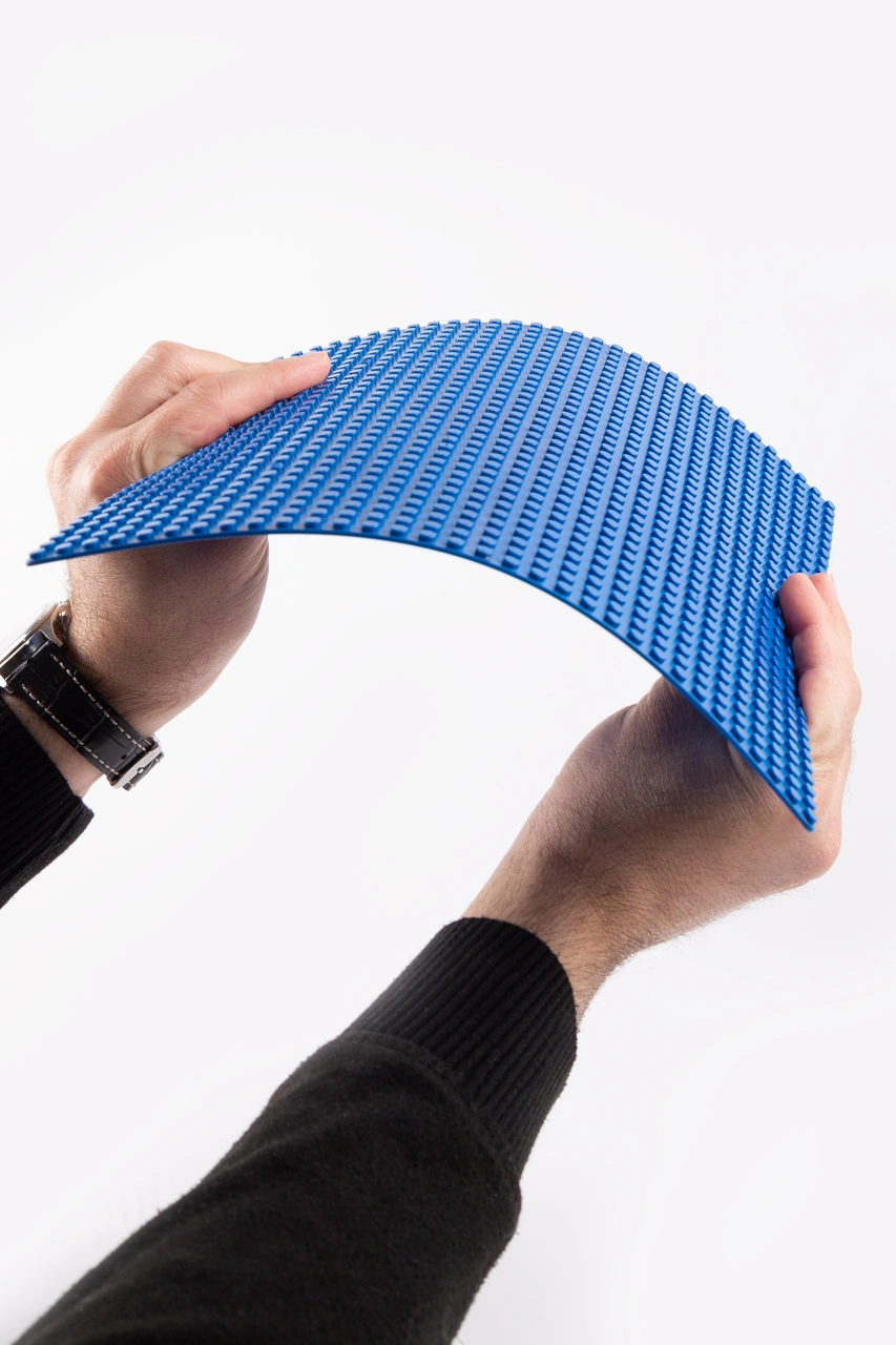 Classic Mavi Plaka, Yapı Taşı Zemin, 3+ Yaş, 1 Parça, 25x25cm, Bpa Free, Eğitici Oyuncak, Yaratıcı Öğrenme