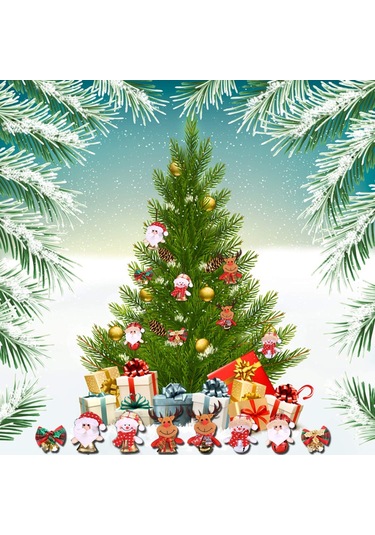 Noel Süsleri, Yaratıcı Çizgi Film Kareli Bez Bebek Sarılma Saati