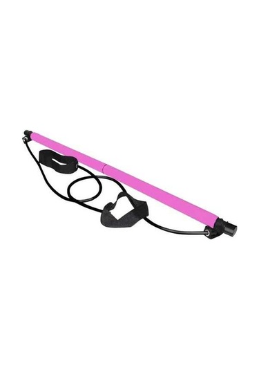 Ganzhoushop Suntek Pilates Pembe Fitness Çubuğu Bölüm Bar 2 Li Set Pembe
