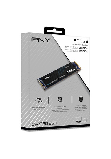Pny Cs2230 500 Gb 3300/2500 Nvme Pcıe M.2 Ssd M280cs2230-500-rb